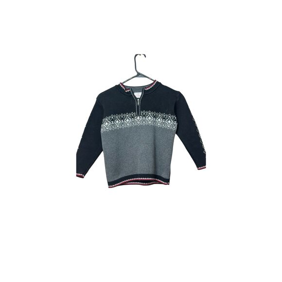 Hanna Andersson Fair Isle Holiday Nordic Sweater Little Boy's Size 6/7 - Picture 1 of 11